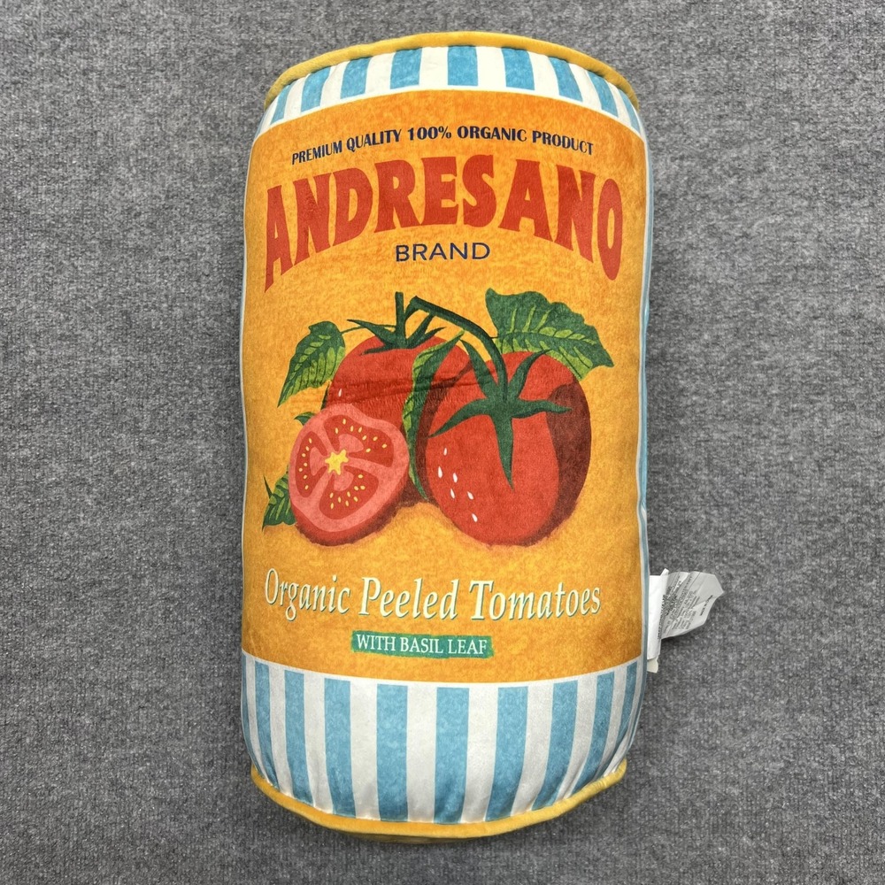 Ashland Italian Kitchen Tomato Can Pillow 10x17.5 Multicolor Polyester Decor - Picture 1 of 4